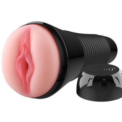 Masturbador Masculino Vibrador forma de Vagina  Recargable