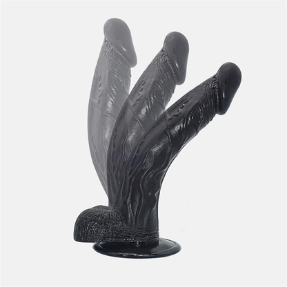 Favio – Consolador Dildo Pene Realista con Escroto, Venas y Ventosa | 24 cm