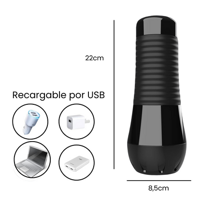 Masturbador Masculino Vibrador forma de Vagina  Recargable