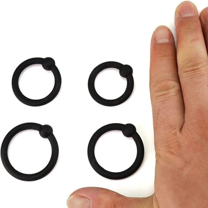 Ring - Anillos de Silicona Ajustables – Set Masculino Ultra Suave