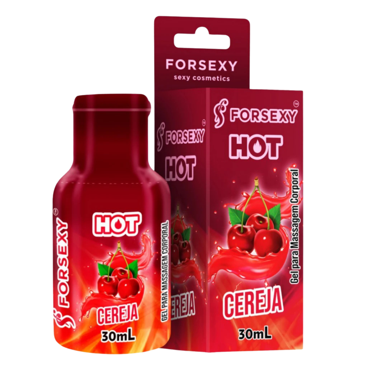 Cereza - Gel para Masajes Efecto Caliente