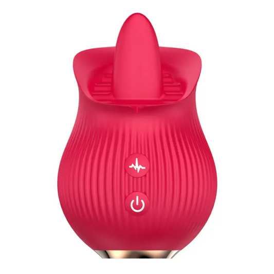 Rosa - estimulador clítoris lengua multivelocidad