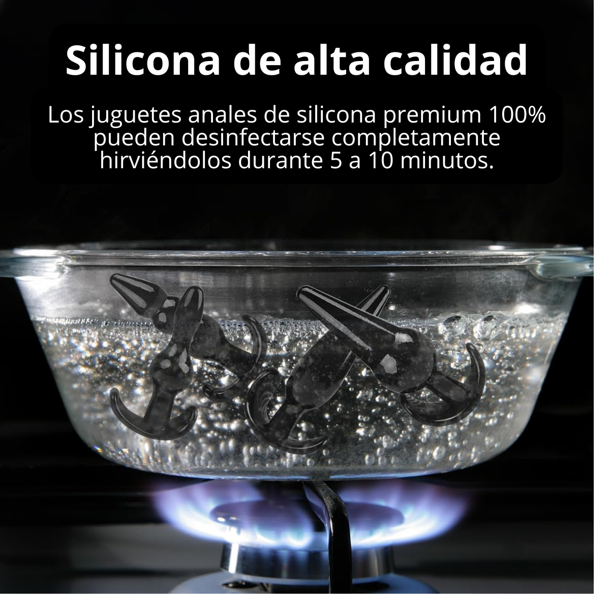 Zeus - Kit Plugs Anal de Silicona Suave – 4 Piezas