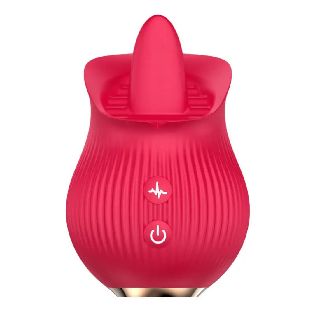 Rose - estimulador clítoris lengua multivelocidad