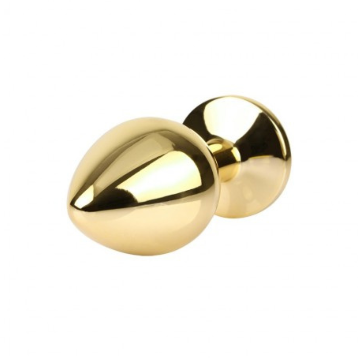 Plug Anal De Acero Dilatador Joya Consolador Dorado Premium