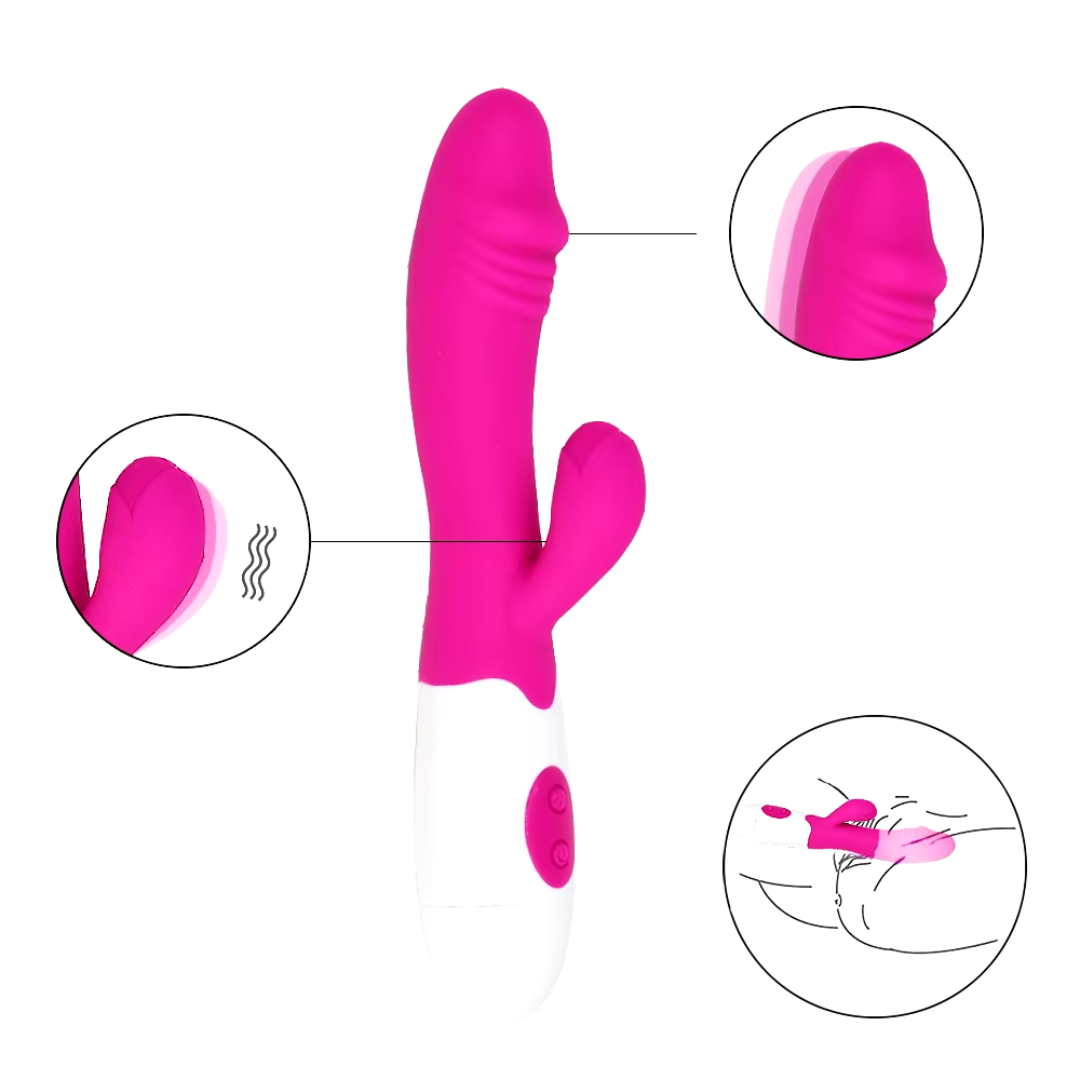 Zoe - vibrador consolador multivelocidad de clítoris usb