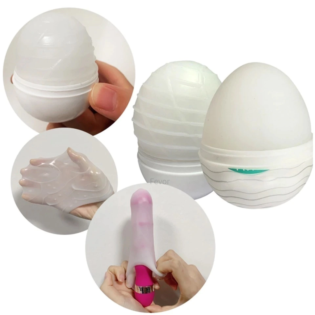 Huevo Masturbador - pack 6 huevos masturbadores masculinos