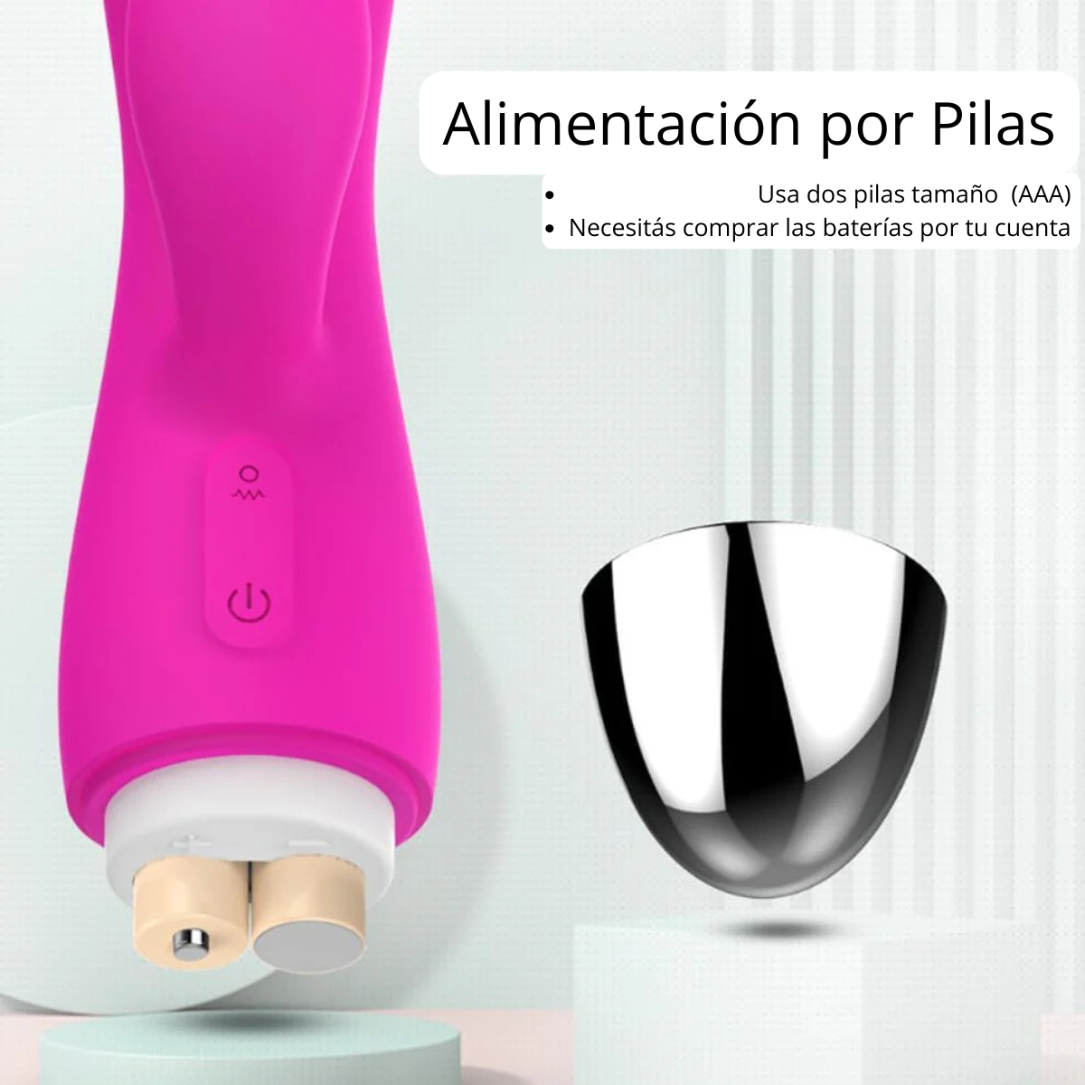 Dora - Vibrador Doble con Estimulador de Punto G – 12 Modos