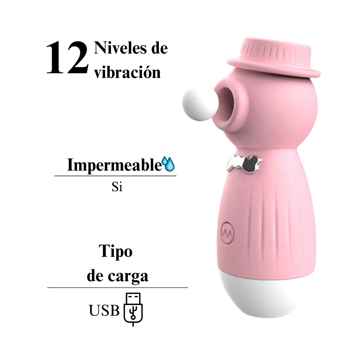 Chispa - Succionador de Clítoris 12 modos