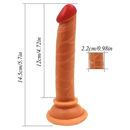 Dildo Realista con Ventosa 14.5cm PVC