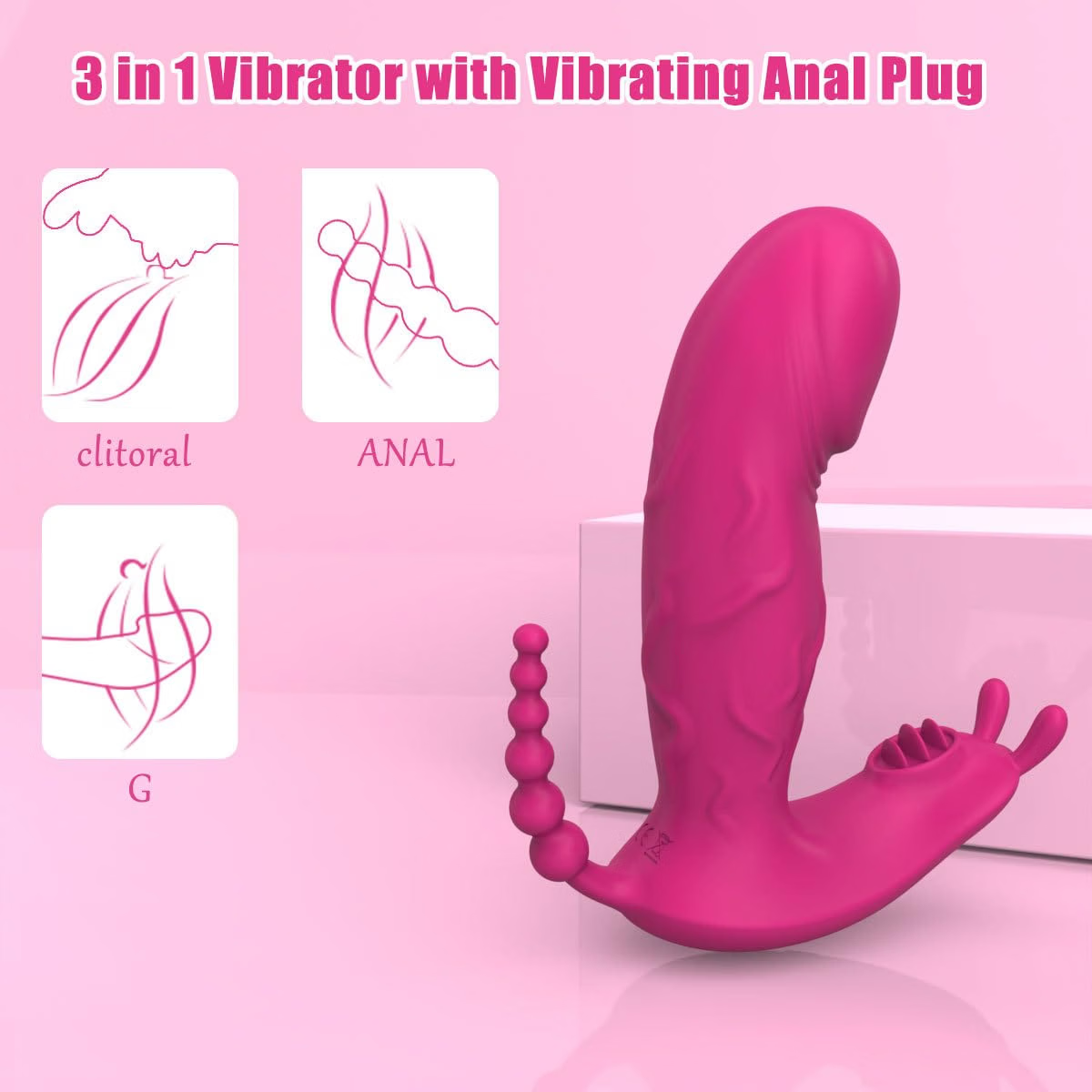Flame - Vibrador Anal y Punto G con App