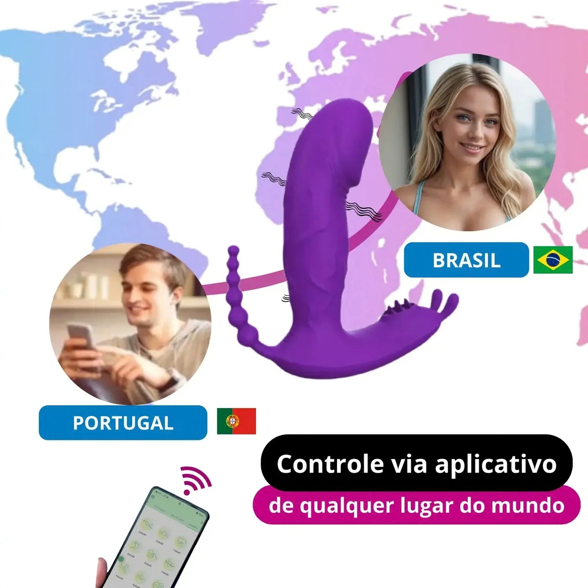 Flame - Vibrador Anal y Punto G con App