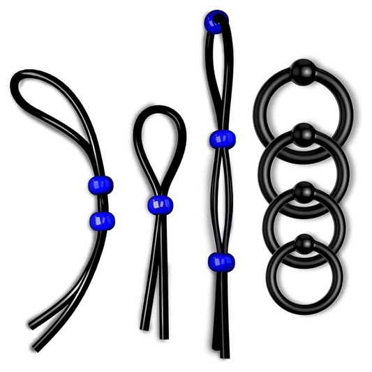 Ring - Anillos de Silicona Ajustables – Set Masculino Ultra Suave