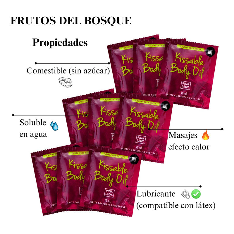 Lubricante comestible - vaginal anal masajes caja 30 unidades