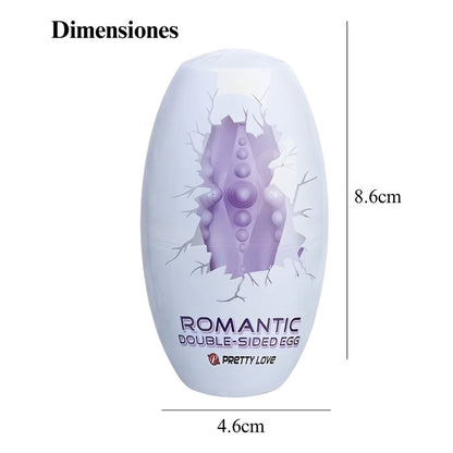 Huevo Masturbador - doble textura reversible