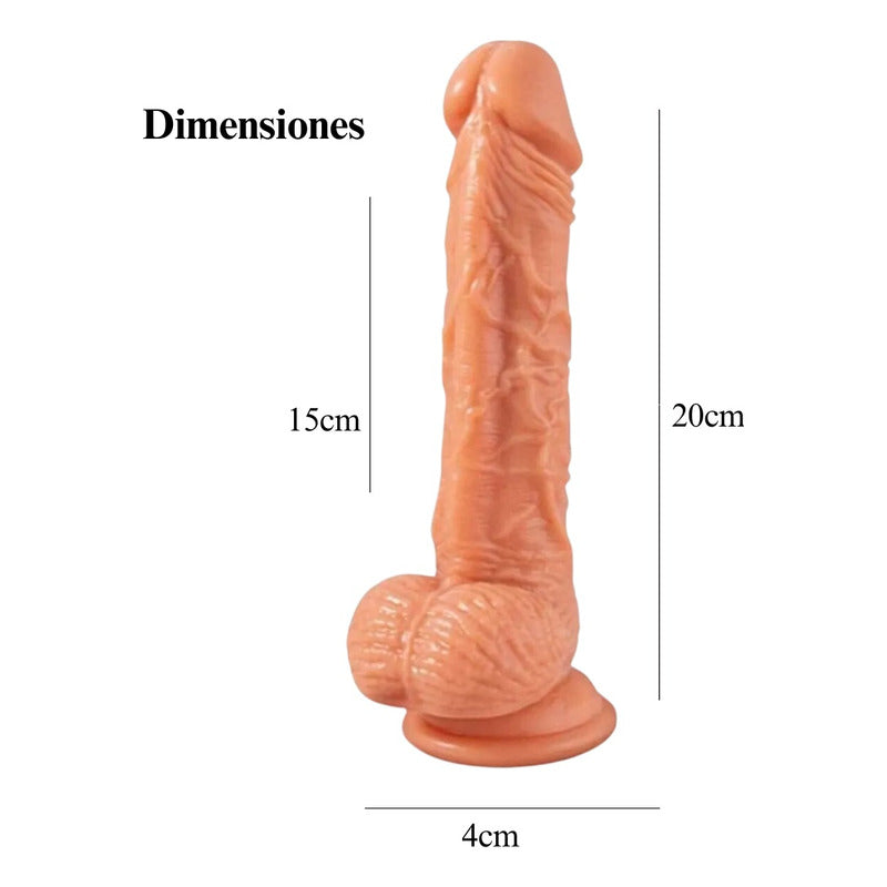 Bruno - consolador multivelocidad pene realista 20cm