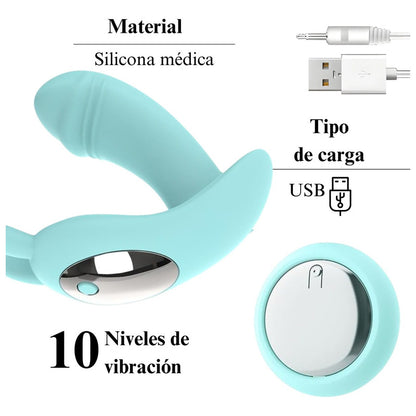 Sam - Vibrador Rabbit Recargable 10 Vibraciones USB