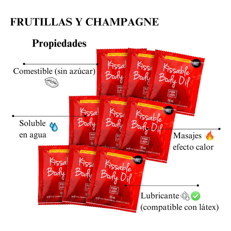 Lubricante comestible - vaginal anal masajes caja 30 unidades