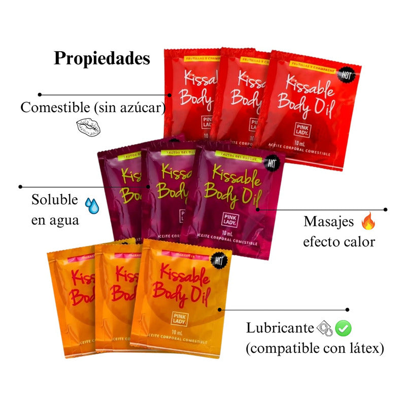 Lubricante comestible - vaginal anal masajes caja 30 unidades