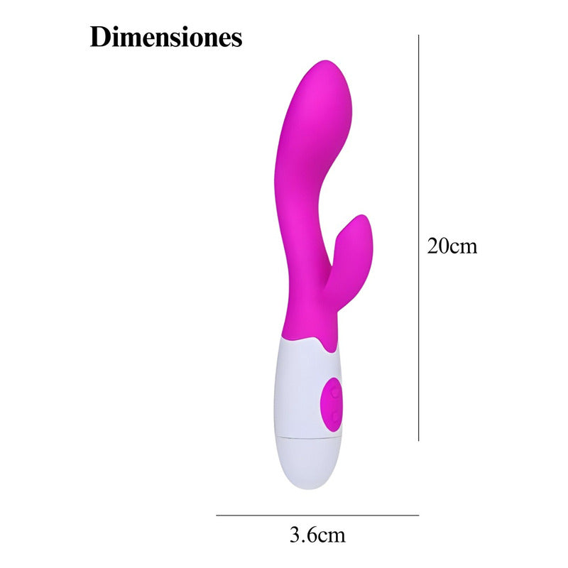 Greta - vibrador consolador dual de clítoris