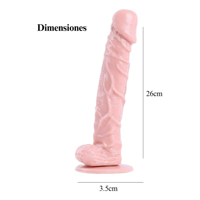 Enzo - consolador pene grueso realista 26cm