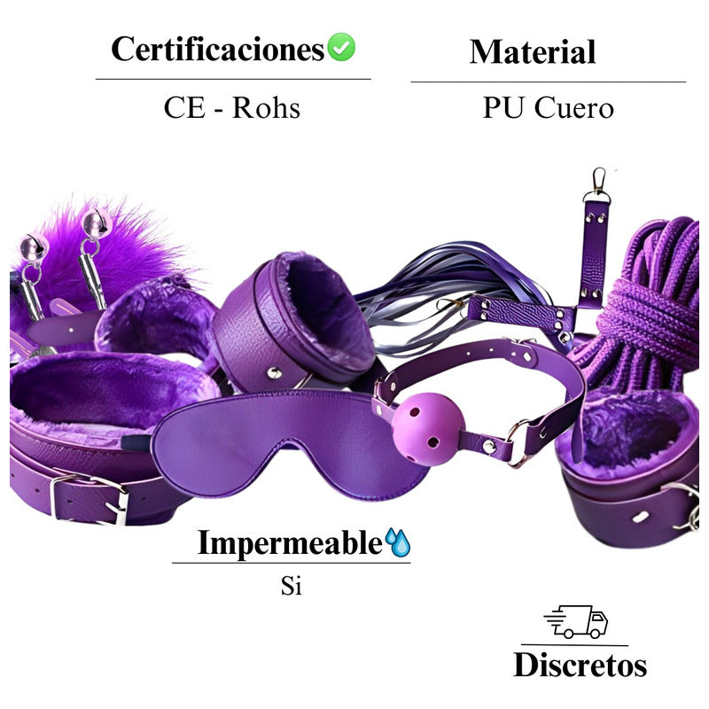 Euforia - kit 10 en 1 bdsm bondage