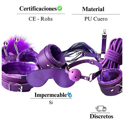 Euforia - kit 10 en 1 bdsm bondage