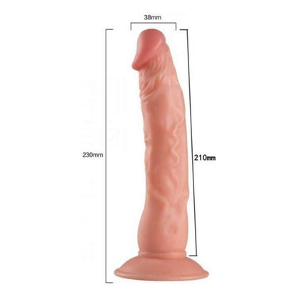 Dildo Pene Grande Con Testiculos Y Venas 23 Cm 9 Realista