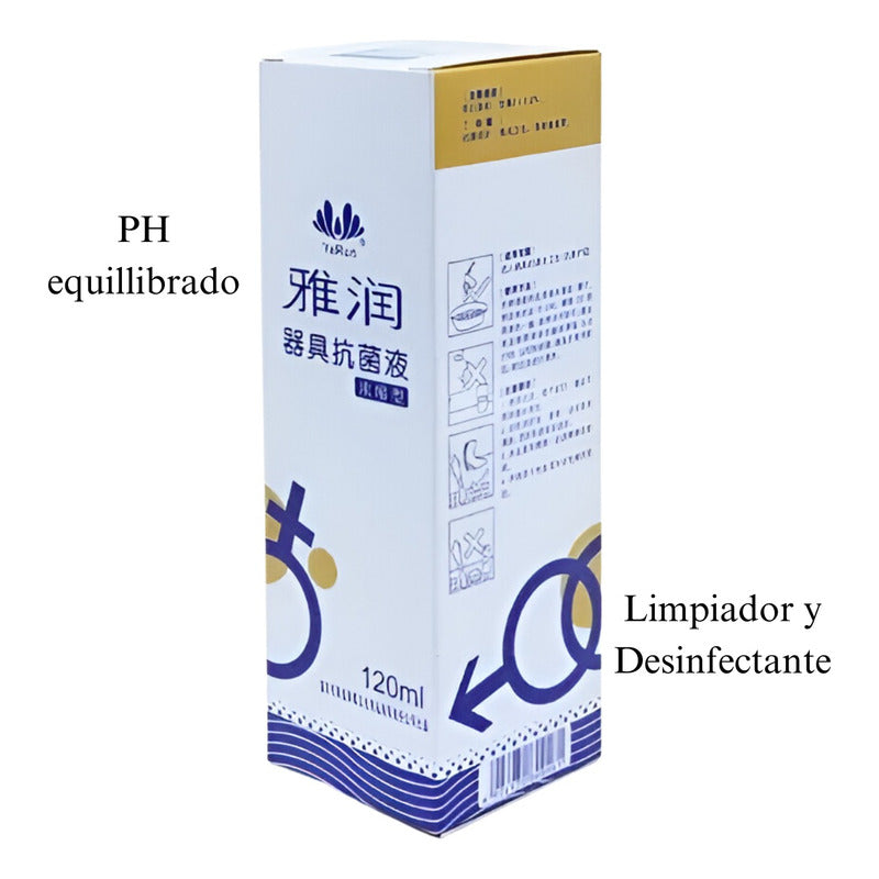 Limpiador - desinfectante juguetes sexuales 120ml