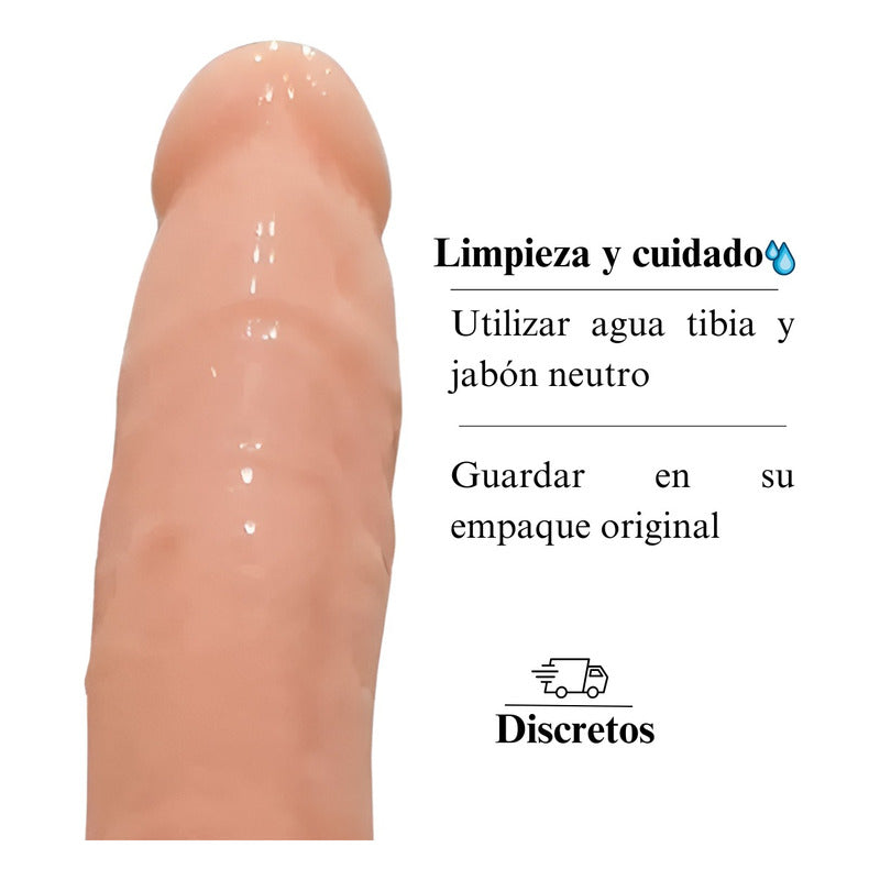 Leo - consolador pene testículos realista 20cm
