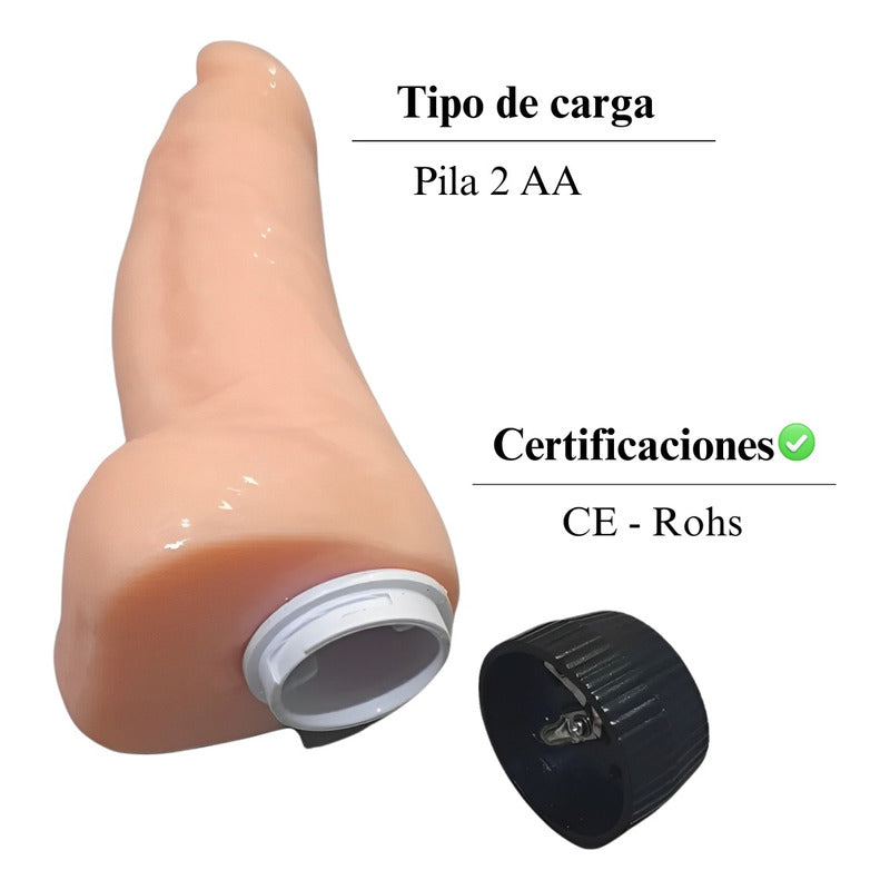 Leo - consolador pene testículos realista 20cm