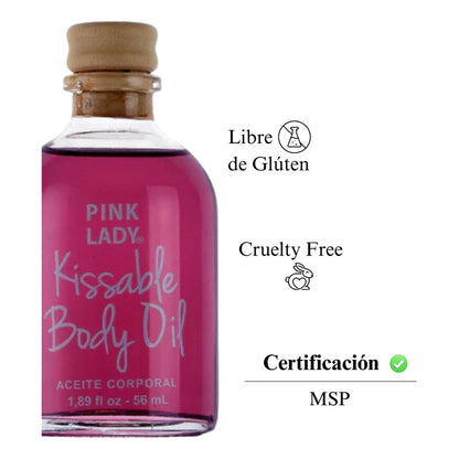 Aceite Íntimo Comestible PINK LADY — Efecto Calor & Masajes