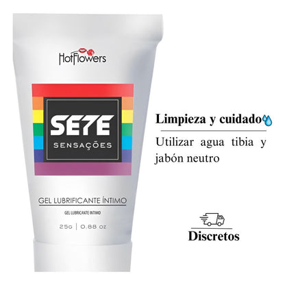 Siete sensaciones - gel lubricante agua