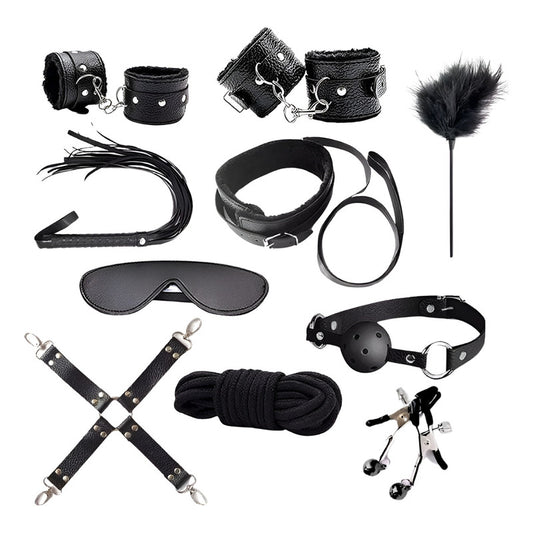 Euforia - kit 10 en 1 bdsm bondage