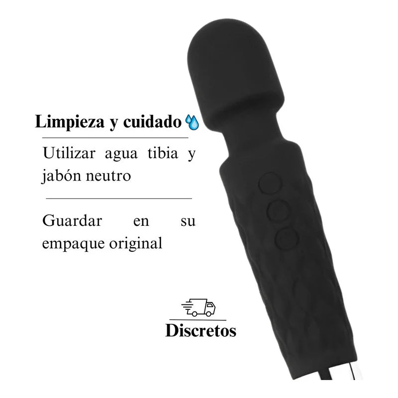 Kit Consolador Vibrador Punto G 10 Modos Y Vara Vibradora Usb