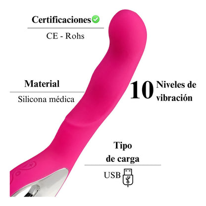 Marina - vibrador consolador multivelocidad