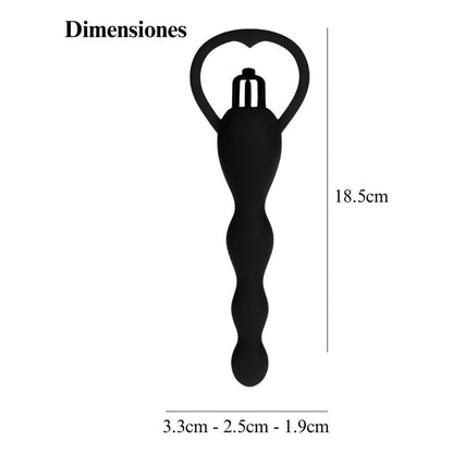 Ari - plug anal dilatador vibrador 18.5cm