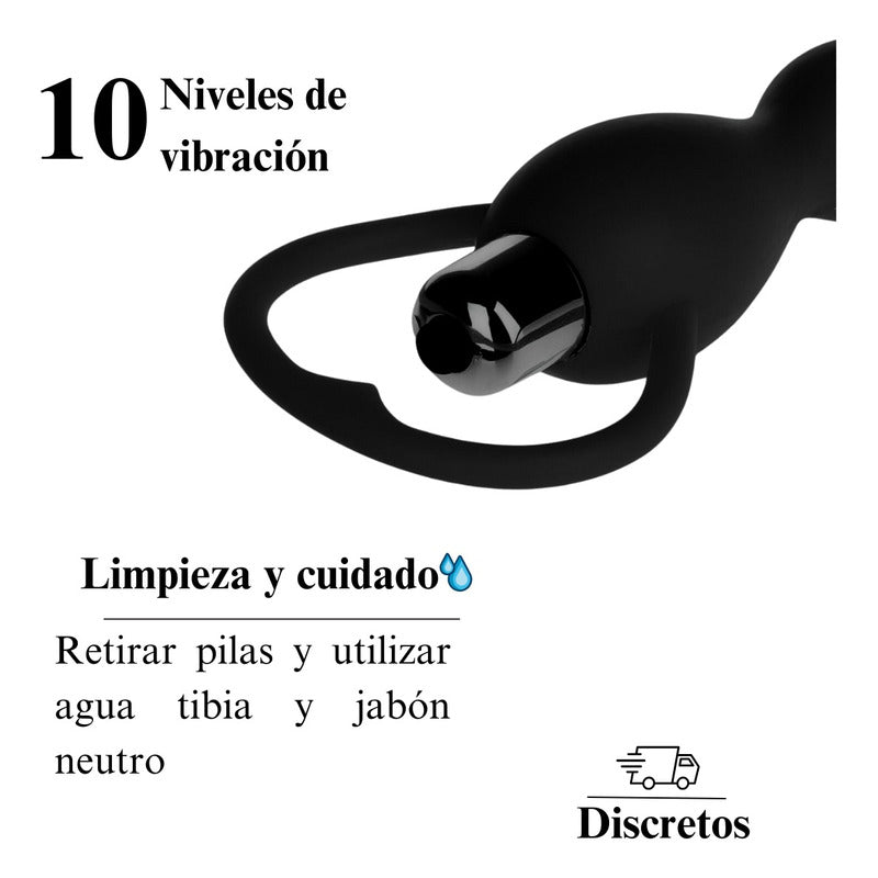 Ari - plug anal dilatador vibrador 18.5cm