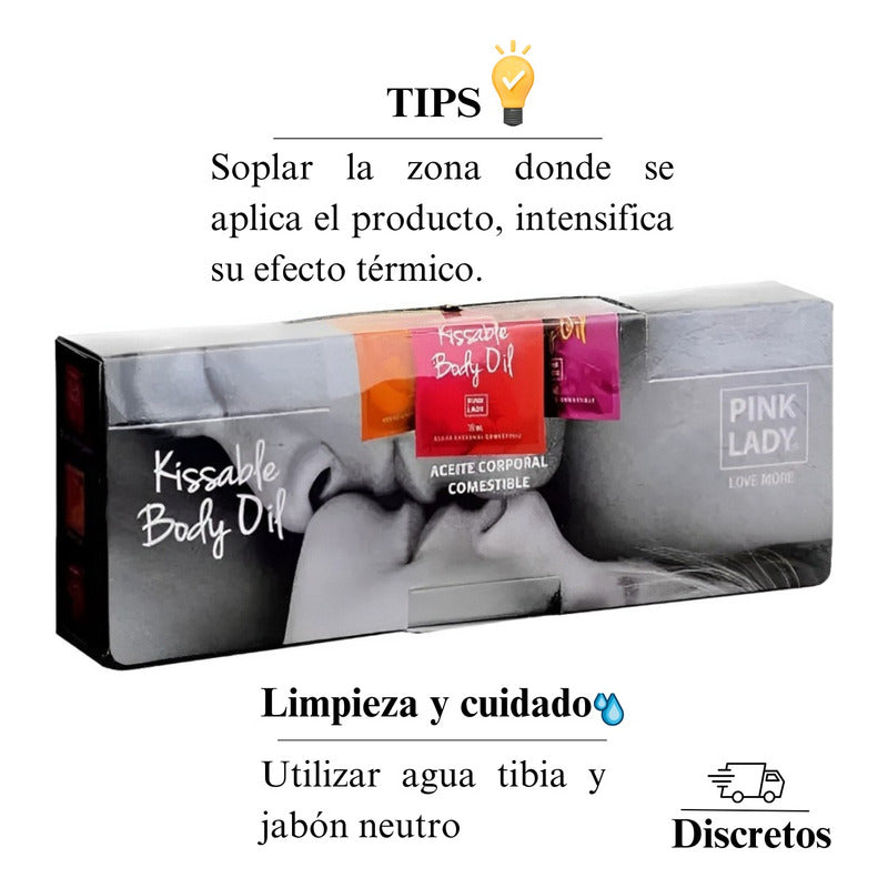 Lubricante comestible - vaginal anal masajes caja 30 unidades