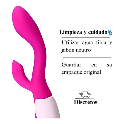 Greta - vibrador consolador dual de clítoris