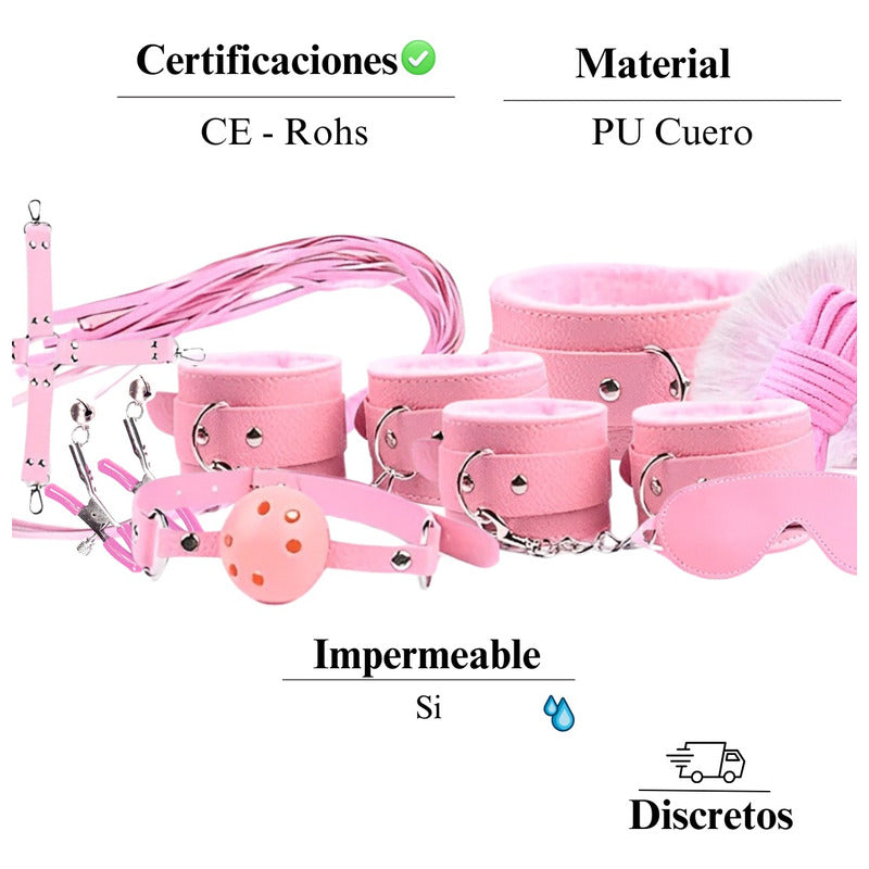 Euforia - kit 10 en 1 bdsm bondage