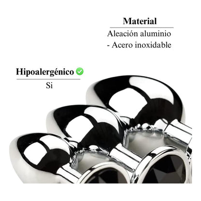Onyx - kit plug anal dilatador 3 piezas