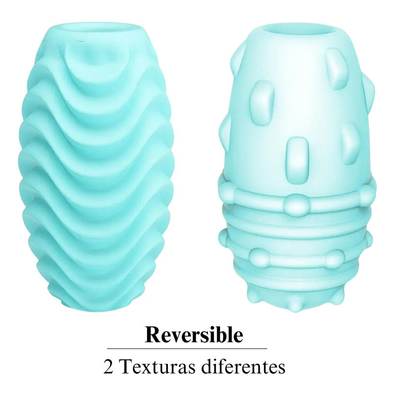 Huevo Masturbador - doble textura reversible
