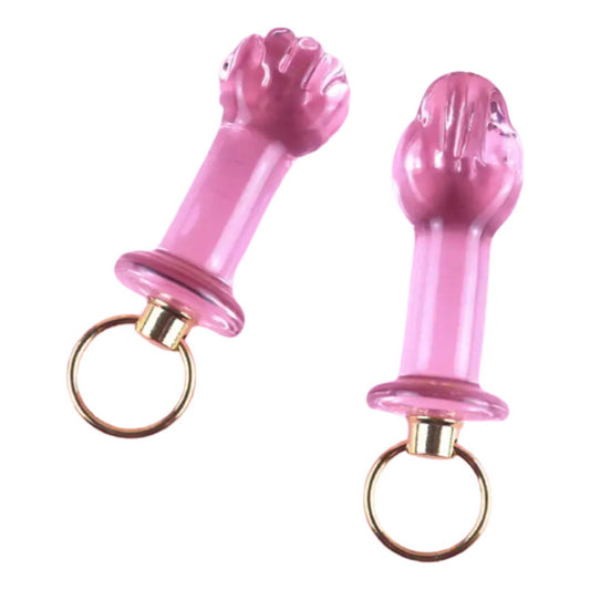 Dildo Consolador Escalonado de Cristal Vidrio