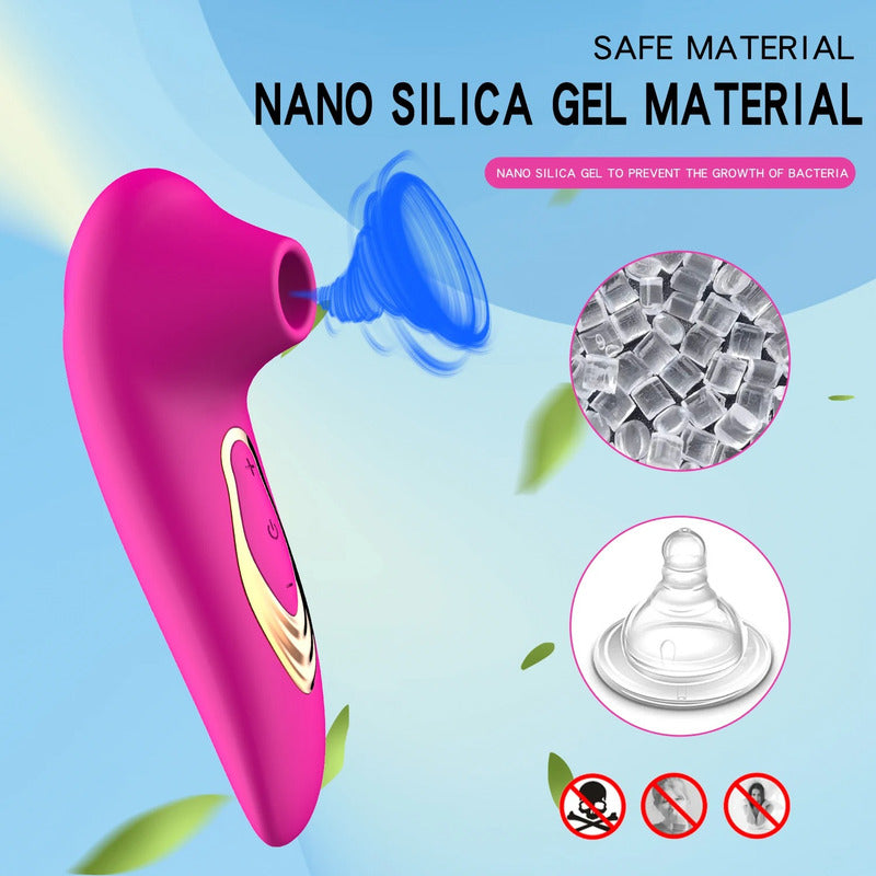 Succionador de clítoris vibrador carga Usb