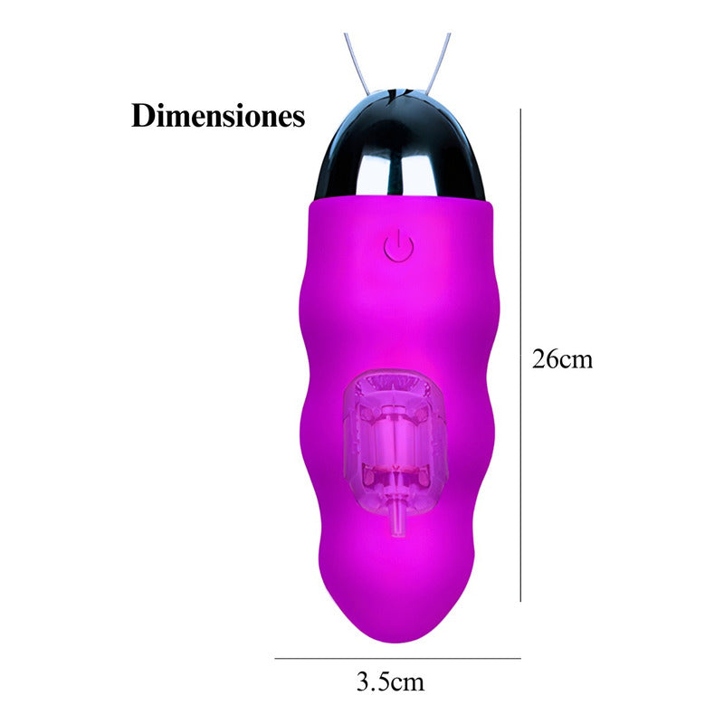 Violeta - Bala Vibradora Con 10 Velocidades Silenciosa Impermeable Usb.