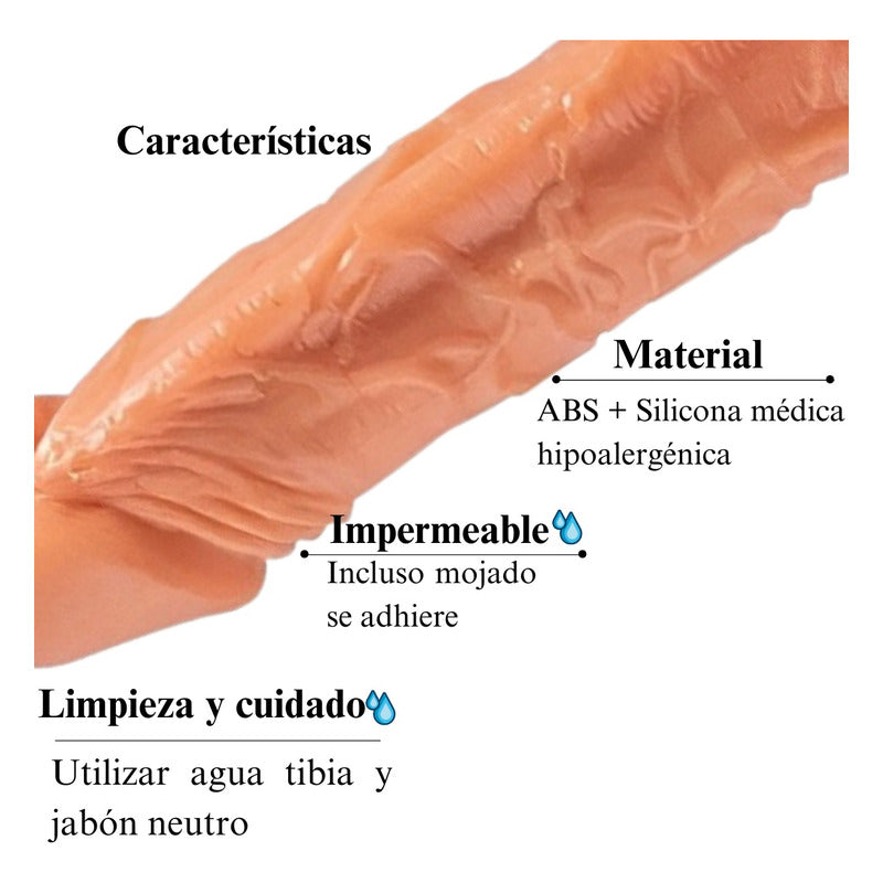 Bruno - consolador multivelocidad pene realista 20cm