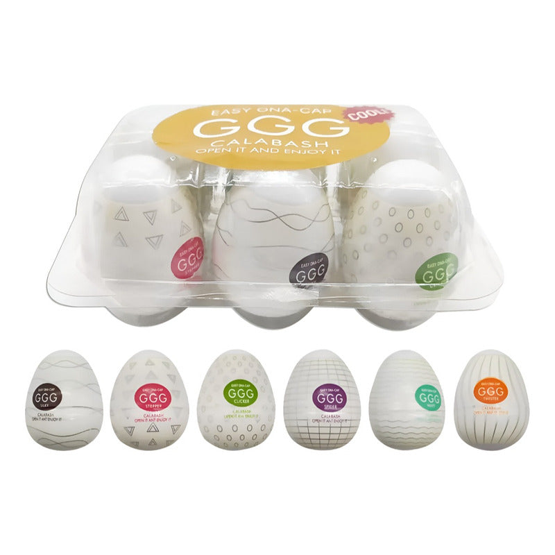 Huevo Masturbador - pack 6 huevos masturbadores masculinos