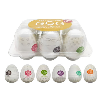 Huevo Masturbador - pack 6 huevos masturbadores masculinos