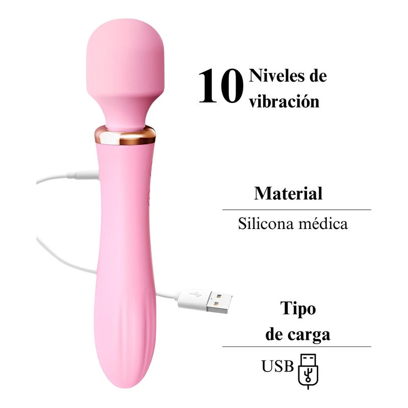 Leire - vibrador consolador doble cabezal